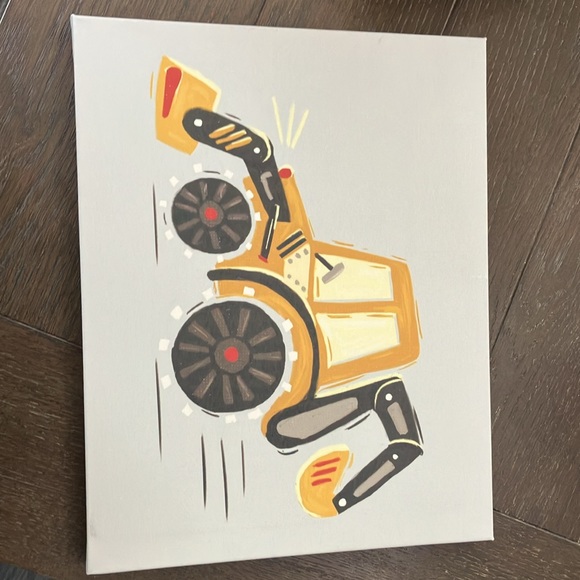 Two construction themed canvas prints - Picture 3 of 4